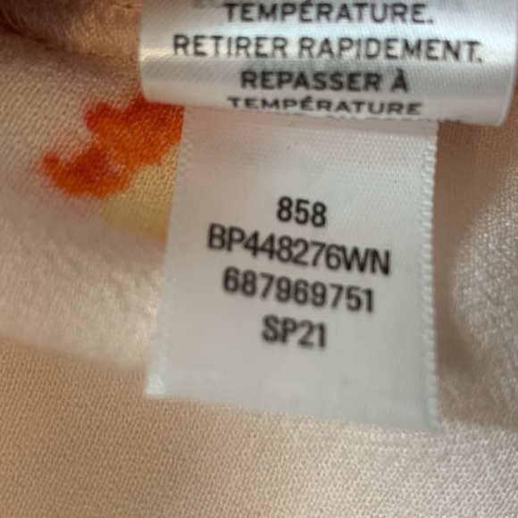 BP Easy Floral Print Button Front Skater Minidress Pink Women's Plus Size Dress - Picture 11 of 11